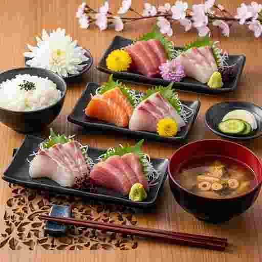 お刺身定食 写真素材（サンプル）05