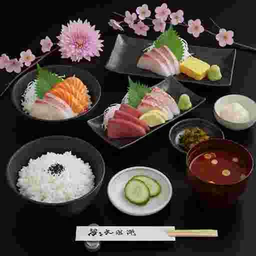 お刺身定食 写真素材（サンプル）029