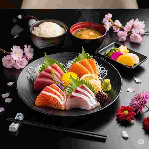 お刺身定食 写真素材（サンプル）027