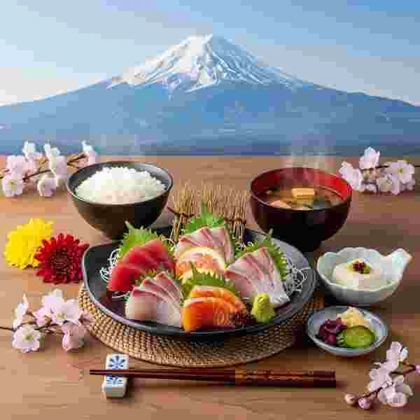 お刺身定食 写真素材（サンプル）025