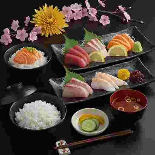 お刺身定食 写真素材（サンプル）028