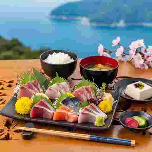 お刺身定食 写真素材（サンプル）023