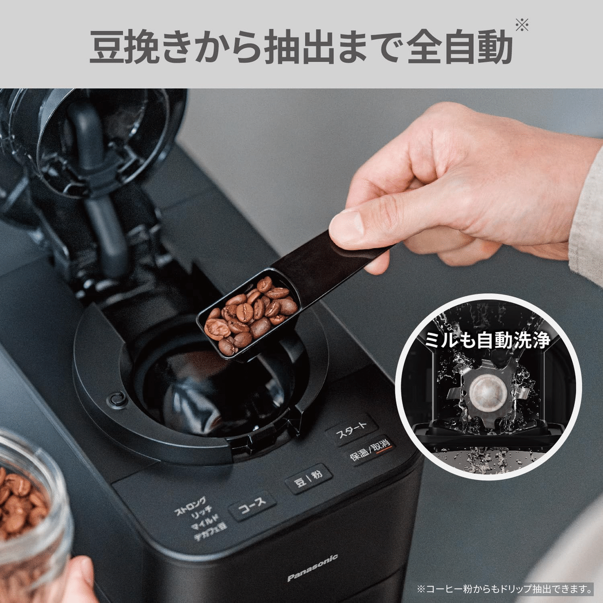 【未開封品】パナソニック NC-A56-K コーヒーメーカー コーヒーミル Amazon | パナソニック 沸騰浄水コーヒーメーカー 全自動タイプ