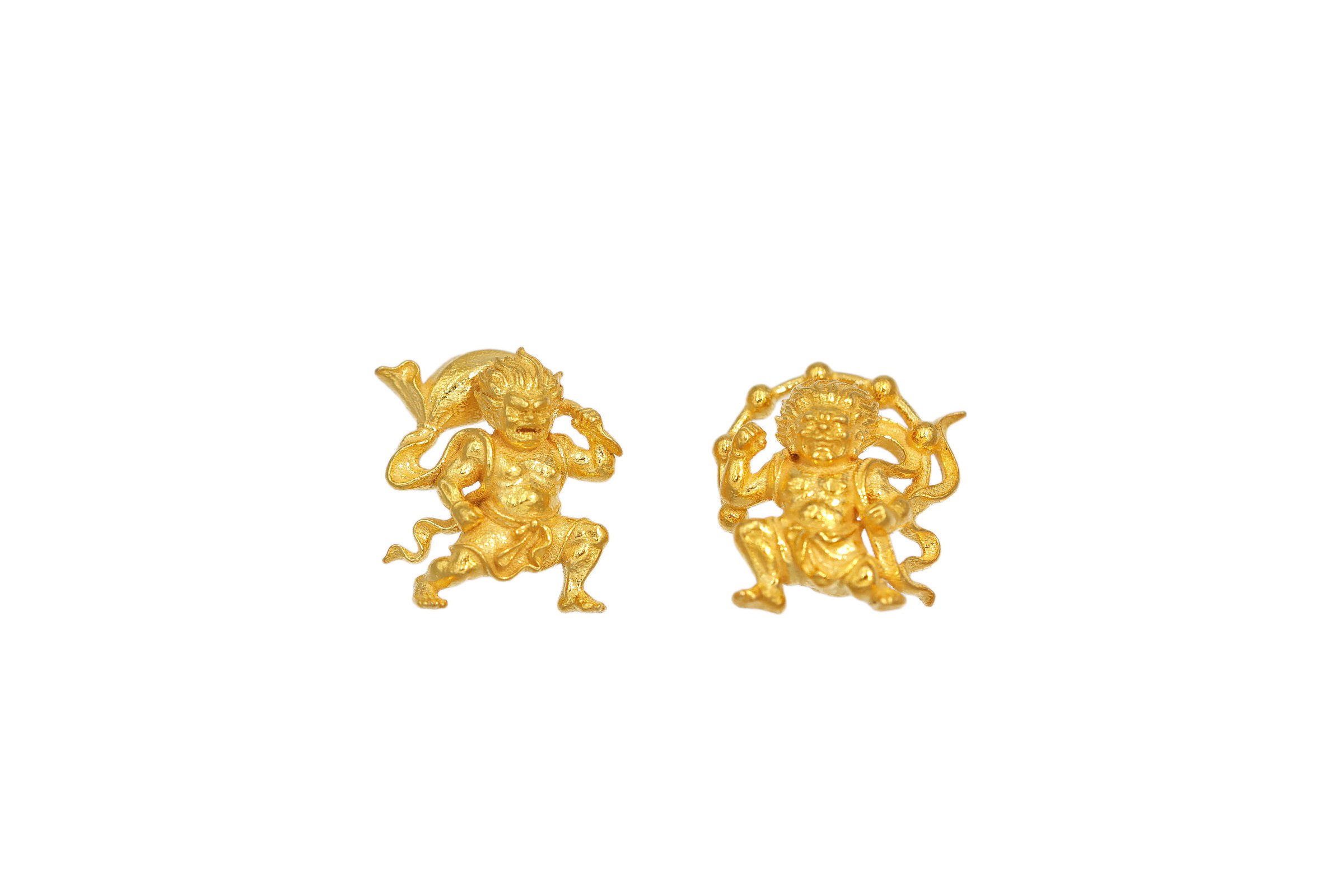 純金の風神雷神」登場。邪を祓い、運を呼ぶ守護神。｜株式会社RAINの