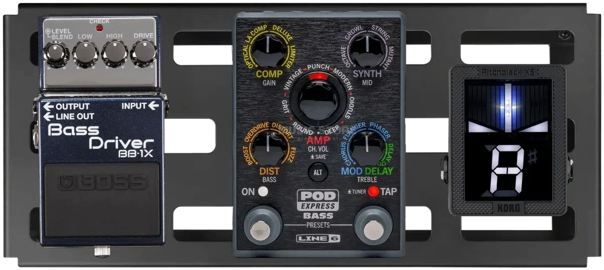 Line6 PODexpress Bassでミニマルなエフェクトボード構想してみた