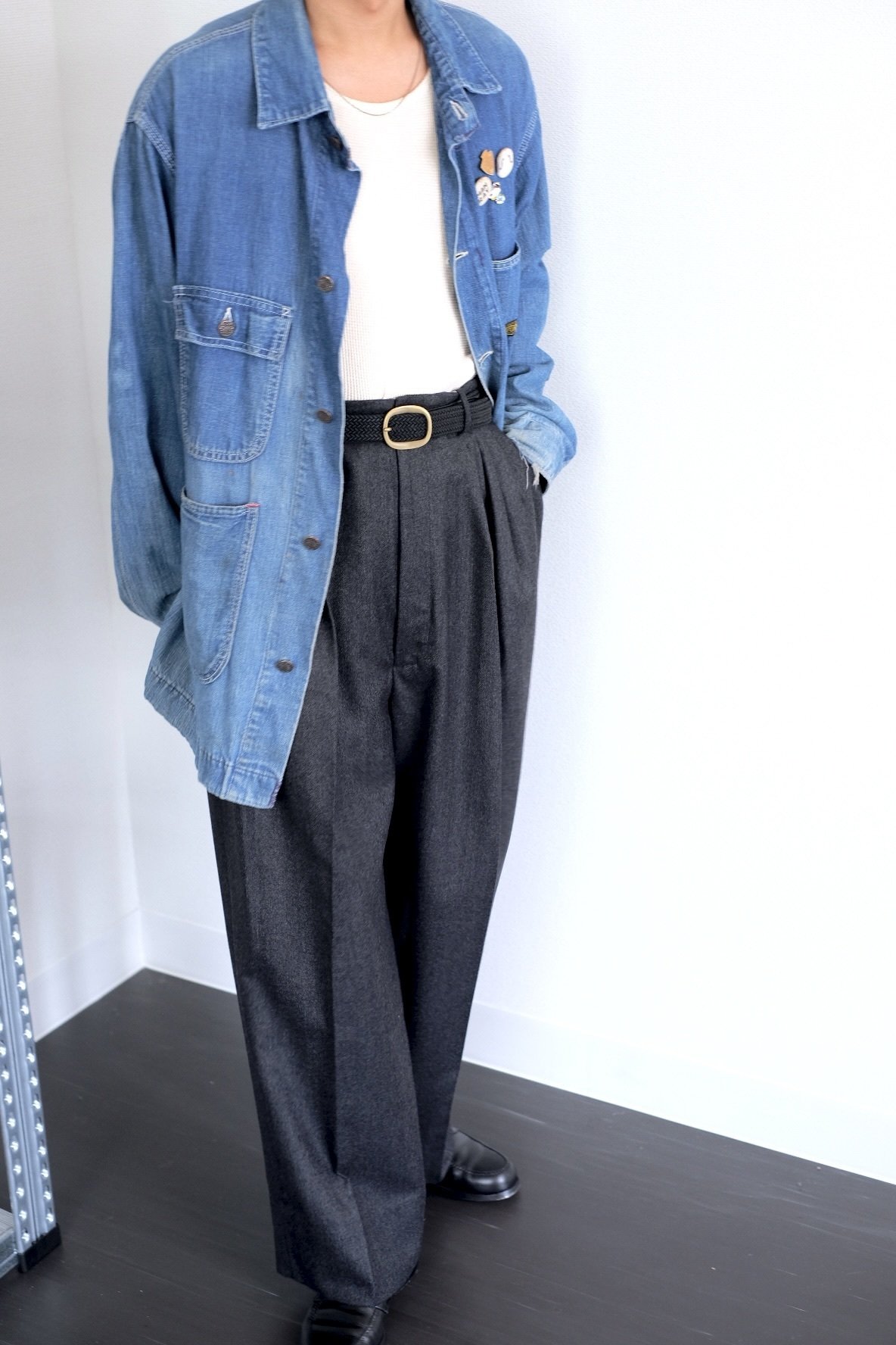異次元パンツ ”nonnotte 5-Tuck Wide trousers