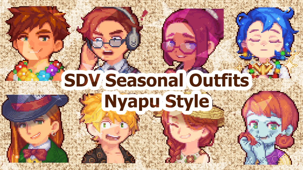 Stardew Valley】数ある中でも最高の顔グラMODを紹介｜kkjuchi