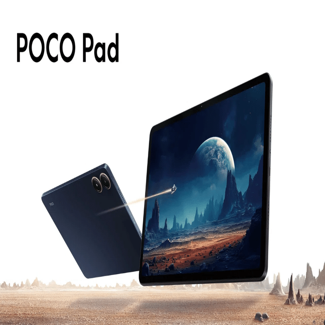 POCO タブレット 大画面 ダークブルー POCO Pad：大画面で楽しむエンタメの新定番｜GetGadgetGot