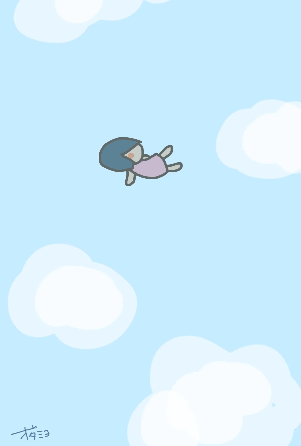 休養の日・今日のイラスト｜オダミヨ