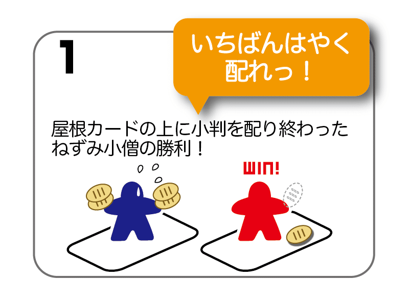 小判を集めるのではなく、配るのだ
