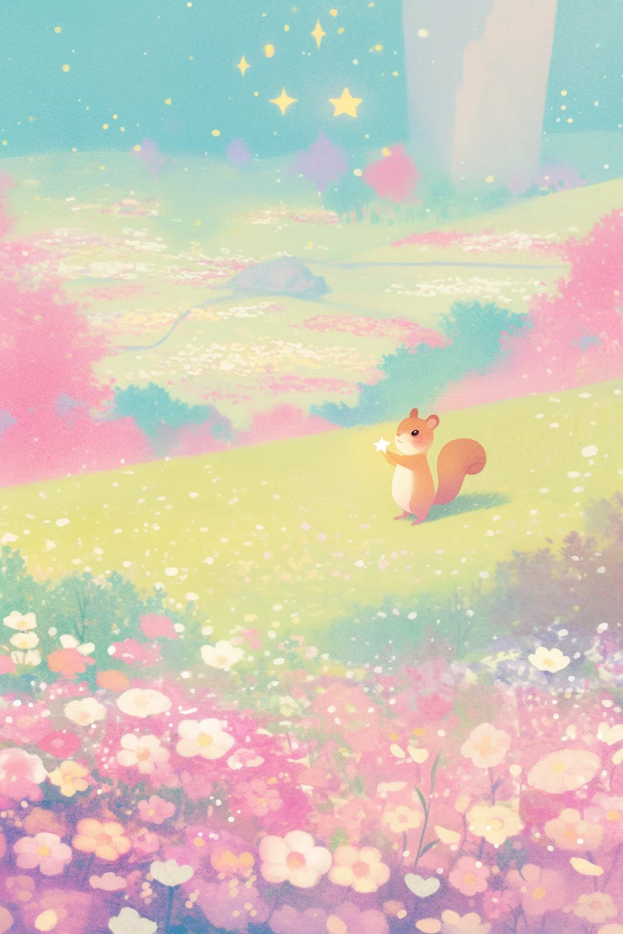 The First Star Found on the Flower Hill [Today's Illustration
