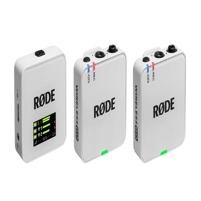 RODE Wireless GO コンパクトワイヤレスマイクシステム　白 RODE ワイヤレス ゴー（第3世代）ホワイト：新色でクリエイターの