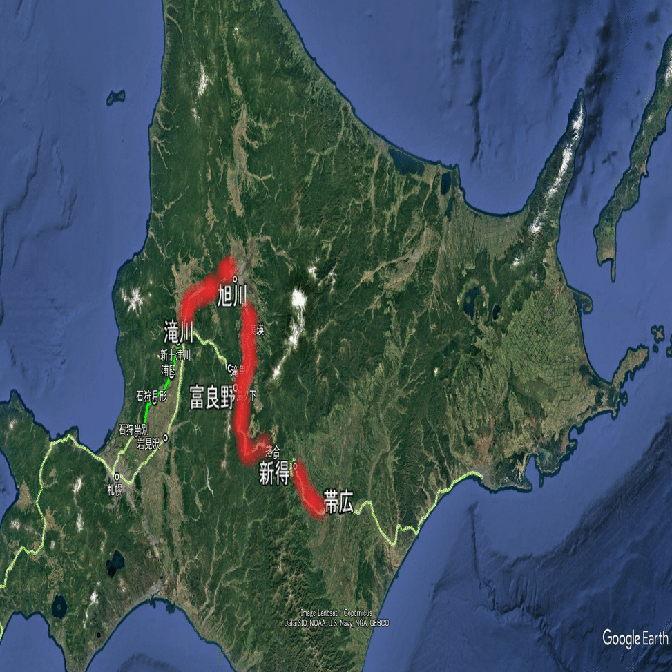 ⑦ 狩勝峠のジェットコースター～富良野線・根室本線（1986年8月）｜雨男