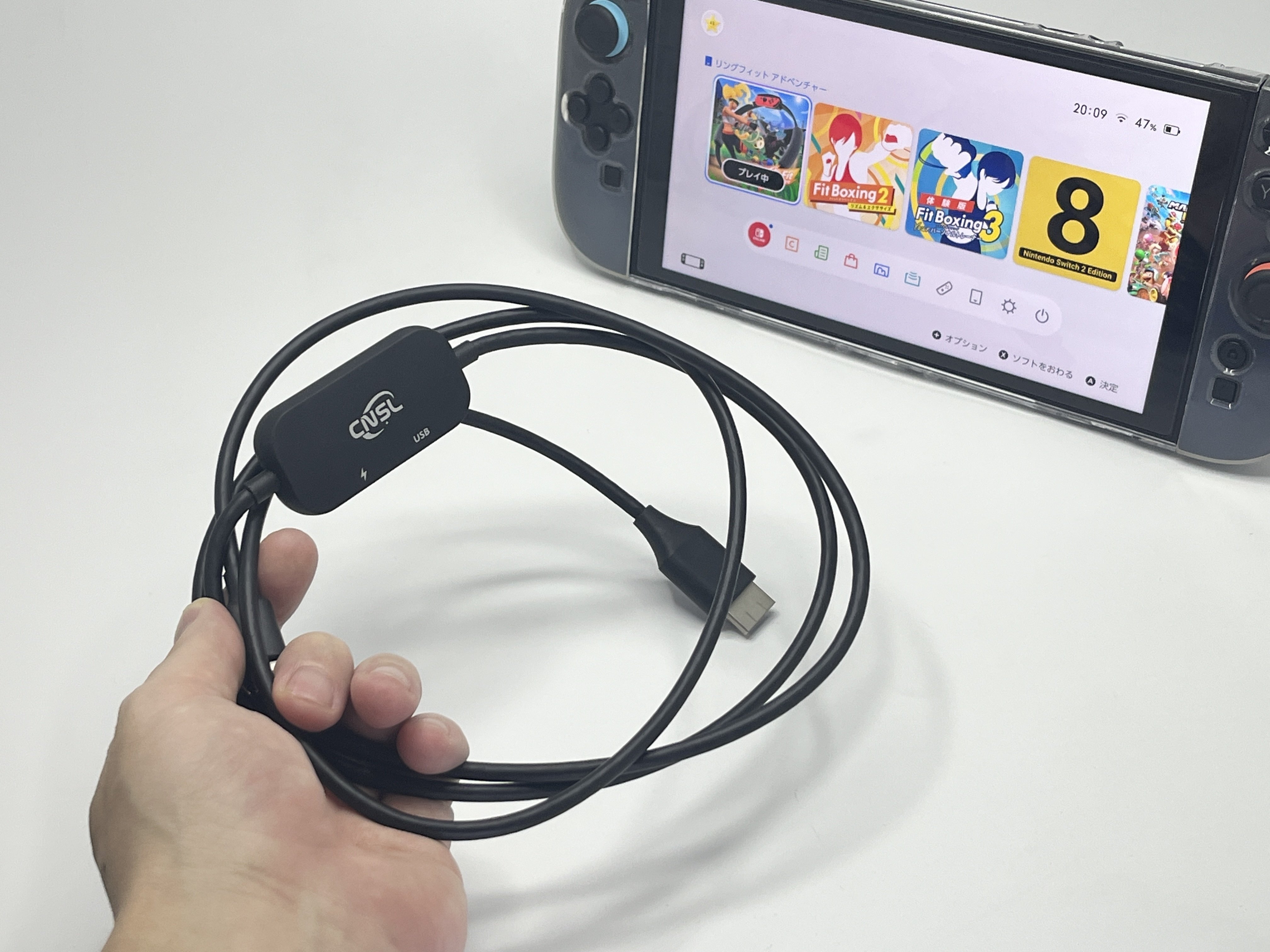 Nitendo Switch ピック 10分の1サイズ】40W充電に対応したSwitchドック「GENKI Dock2