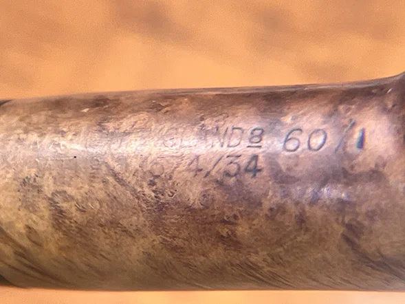 ジャンク ダンヒル ROOT BRIAR ルートブライヤー 4109 DUNHILL / Root Briar / PAT.No.417574/34 / 60 / 48年 / R ｜Bull
