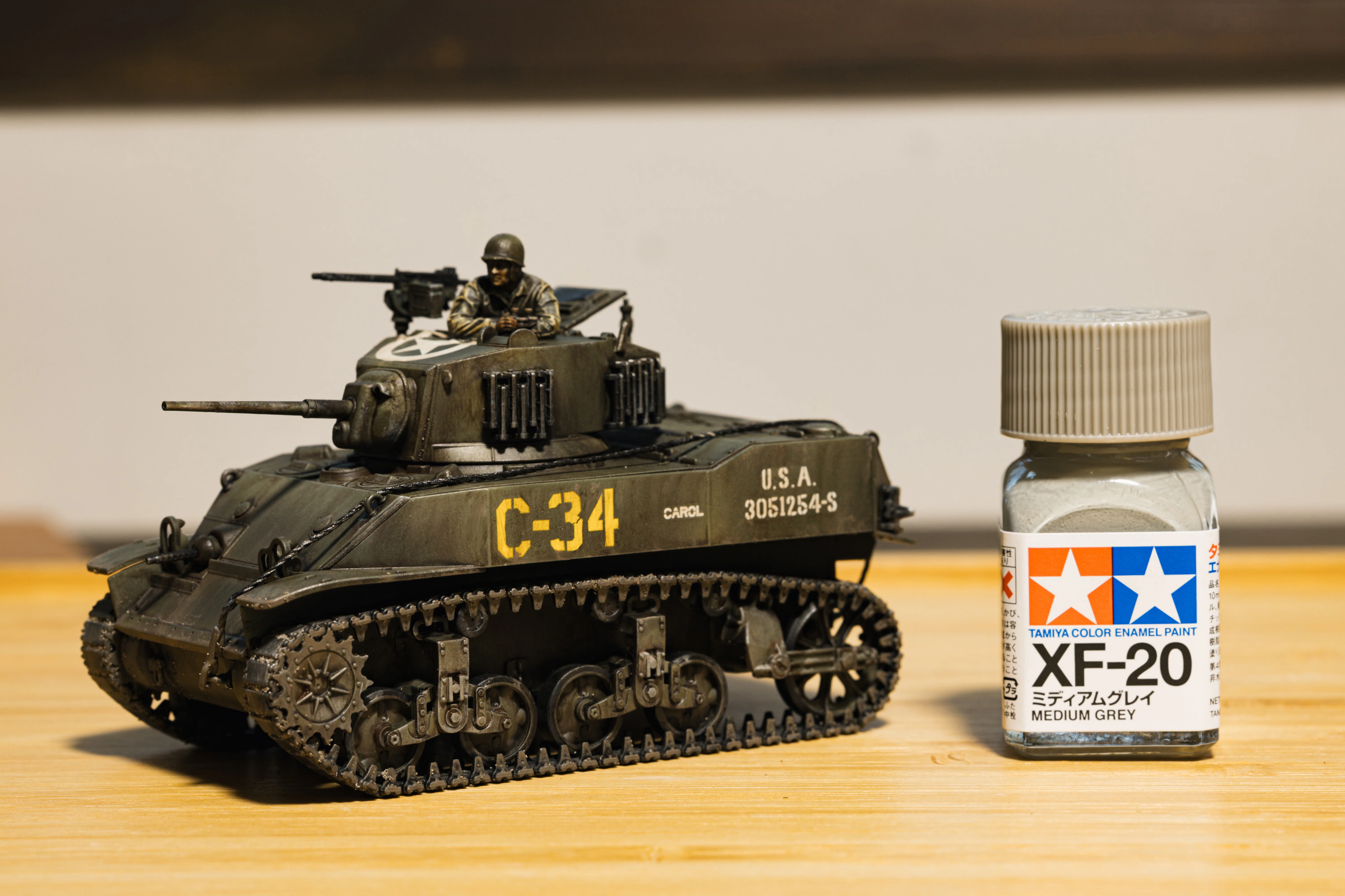 はじめての戦車プラモ○TAMIYA 1/48 アメリカ軽戦車 M5A1 スチュアート