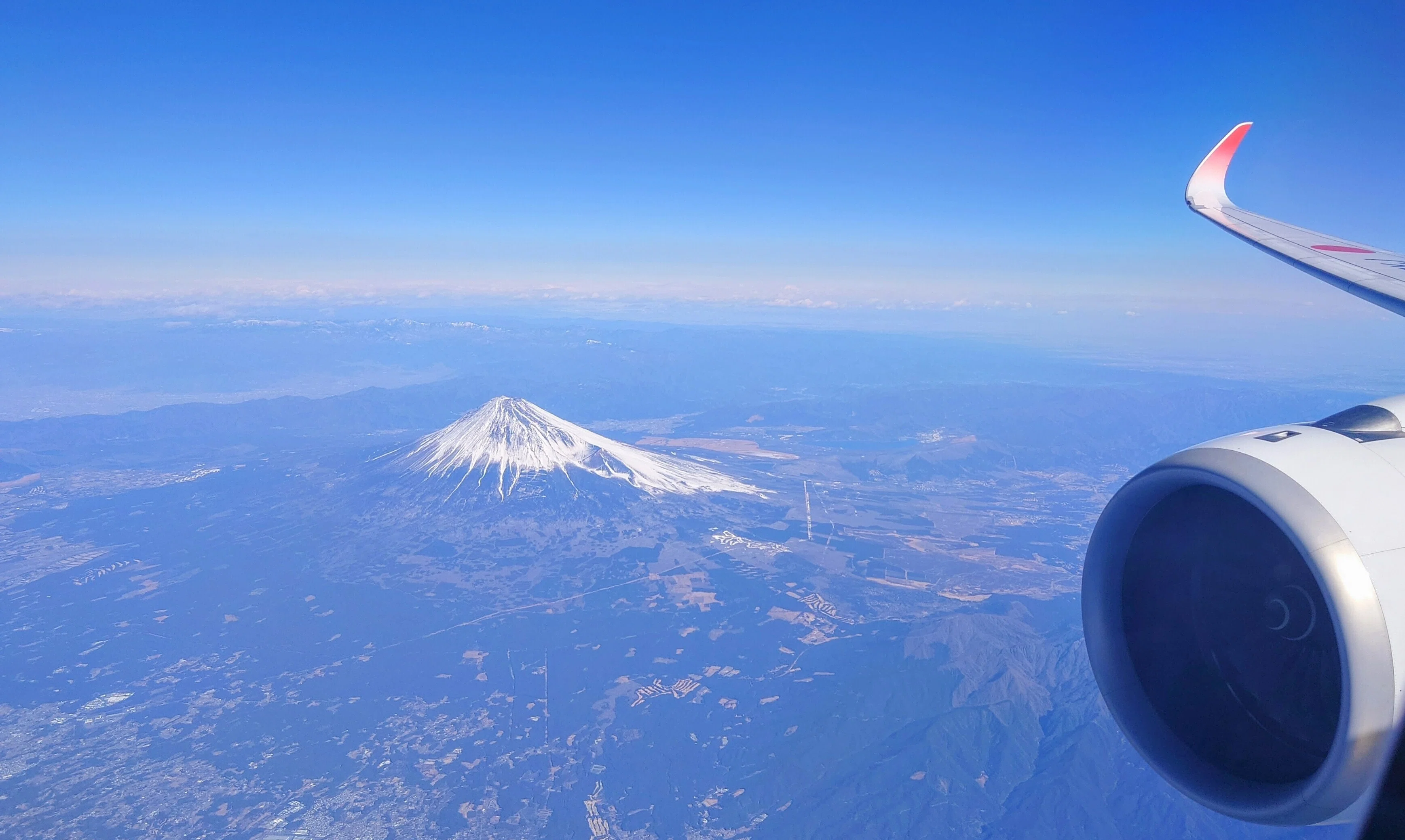 機窓画像コレクション「富士山～紀伊半島串本町」／2025年2月｜菅野