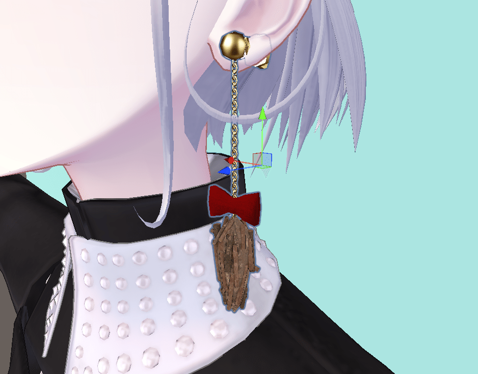 購入した小物をアバターに取り付ける｜ものこもの