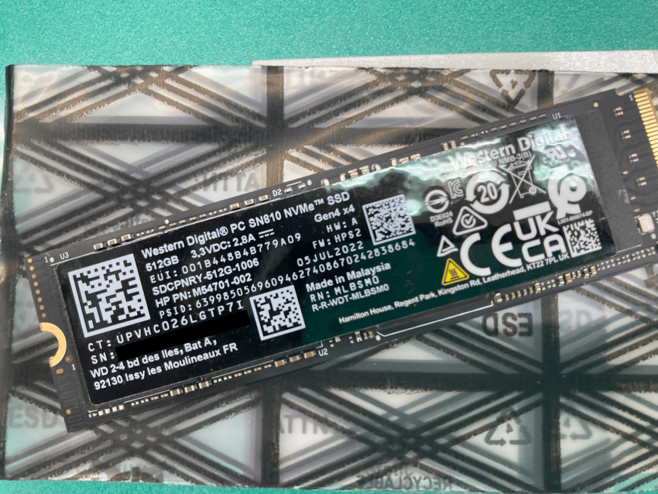 WD PC SN810 512GB NVMe SSD 使用時間10時間 WD PC SN810 SSD熱劣化問題 総合分析報告書｜女王様あたち