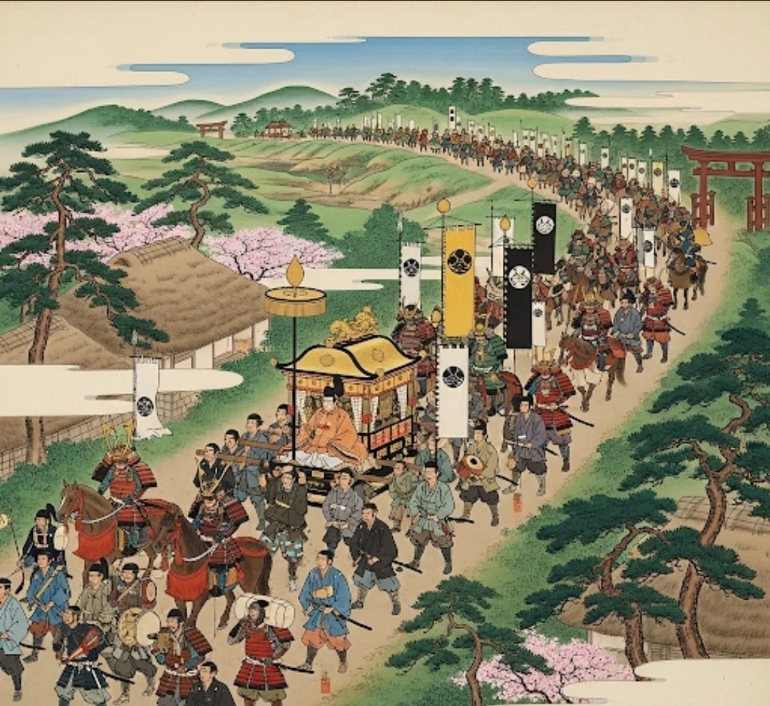 参勤交代の裏話:豪華な行列の裏に隠された「エコ」な知恵とビジネス戦略|AJ