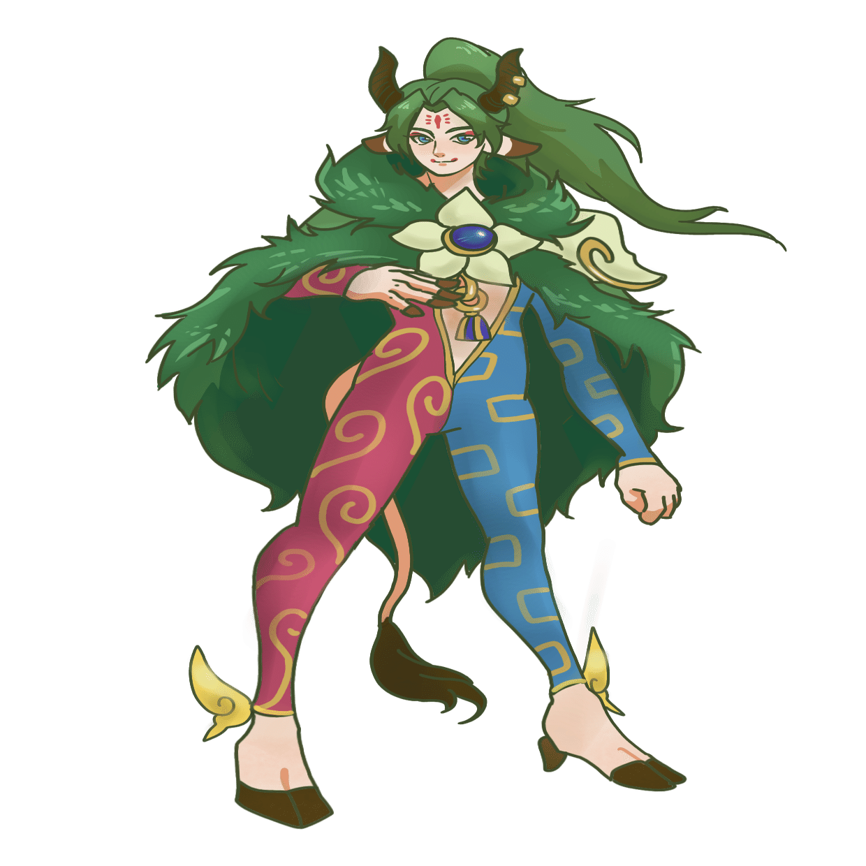 キャラ紹介①】〜グリーンちゃん編〜｜Maaya∣高校生絵描き