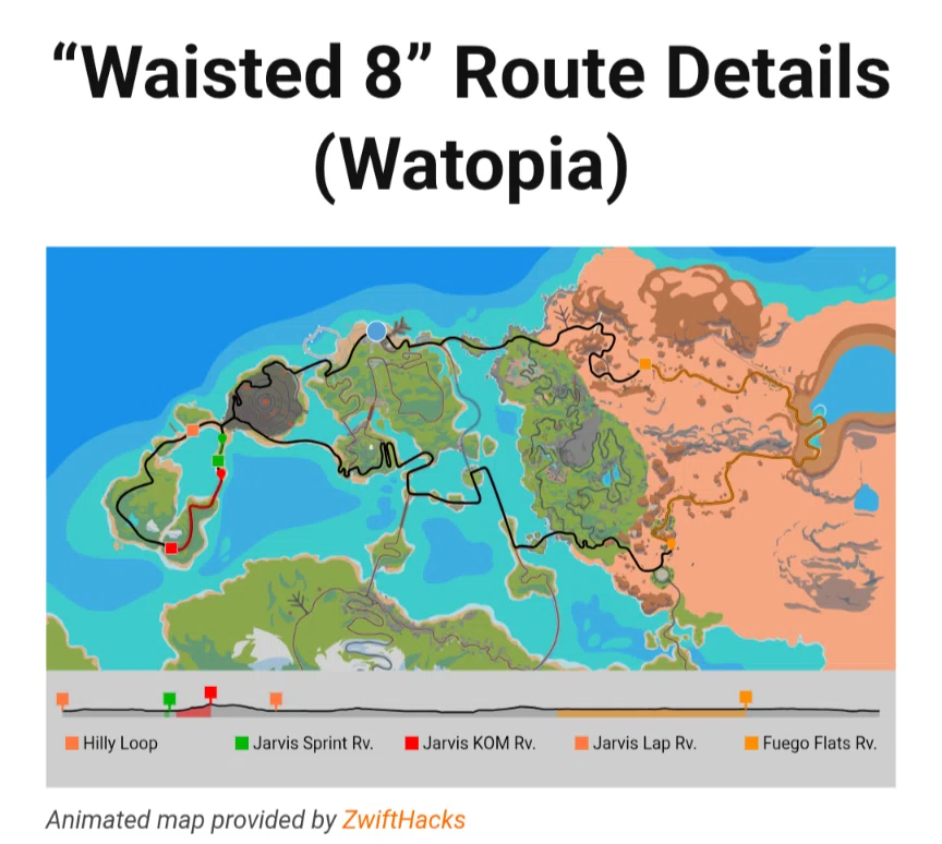 Zwift “Waisted 8
