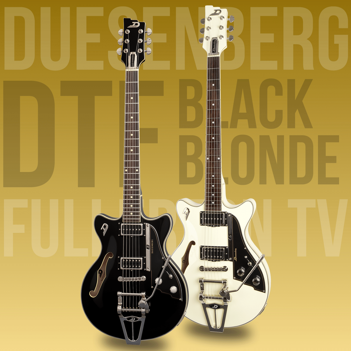 Duesenberg Fullerton TV (最終値下げ) デューゼンバーグ・スタープレイヤーTVのダブルカッタウェイ