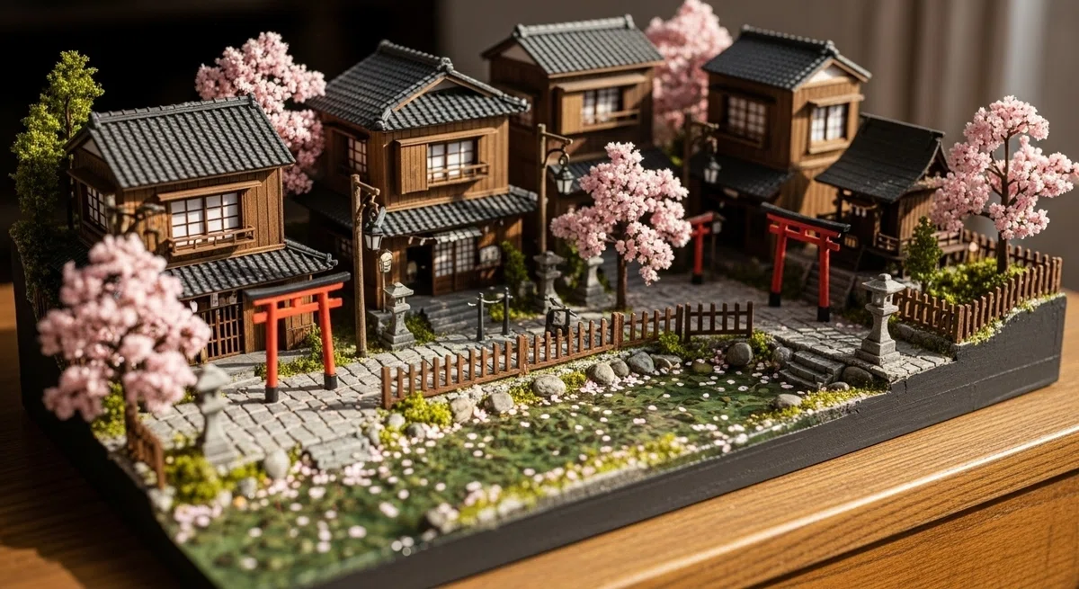 画像生成AIでリアルなジオラマとジオラマを作成しているキャラクターを再現する方法|田中勇道│AI愛好家