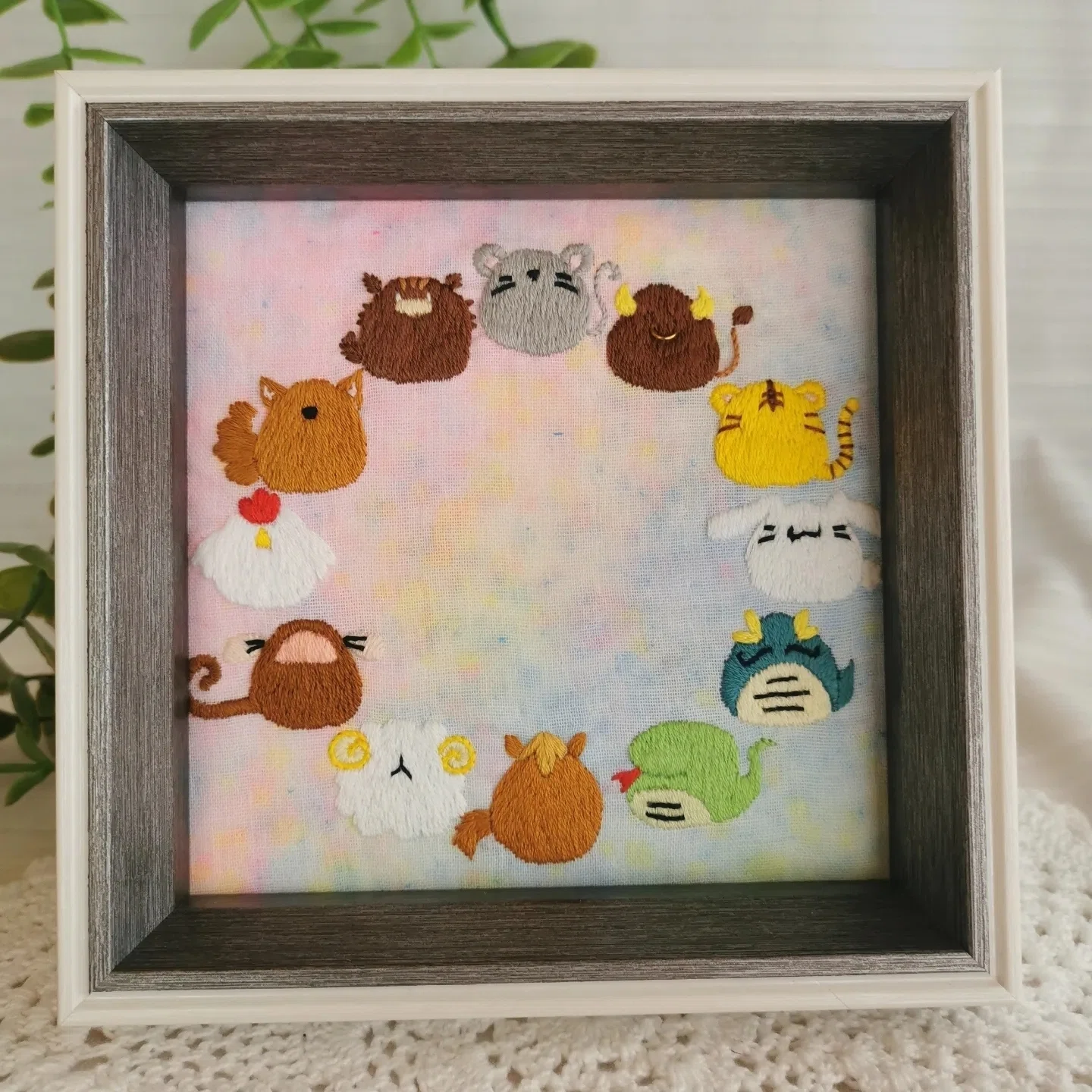 200円ダウンロード】干支の図案｜刺繍布小物MomonoHa