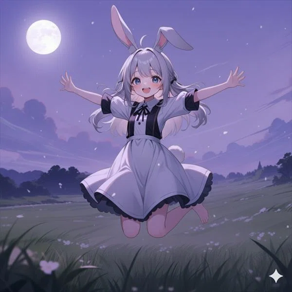 AIイラスト】のうさぎ｜石木