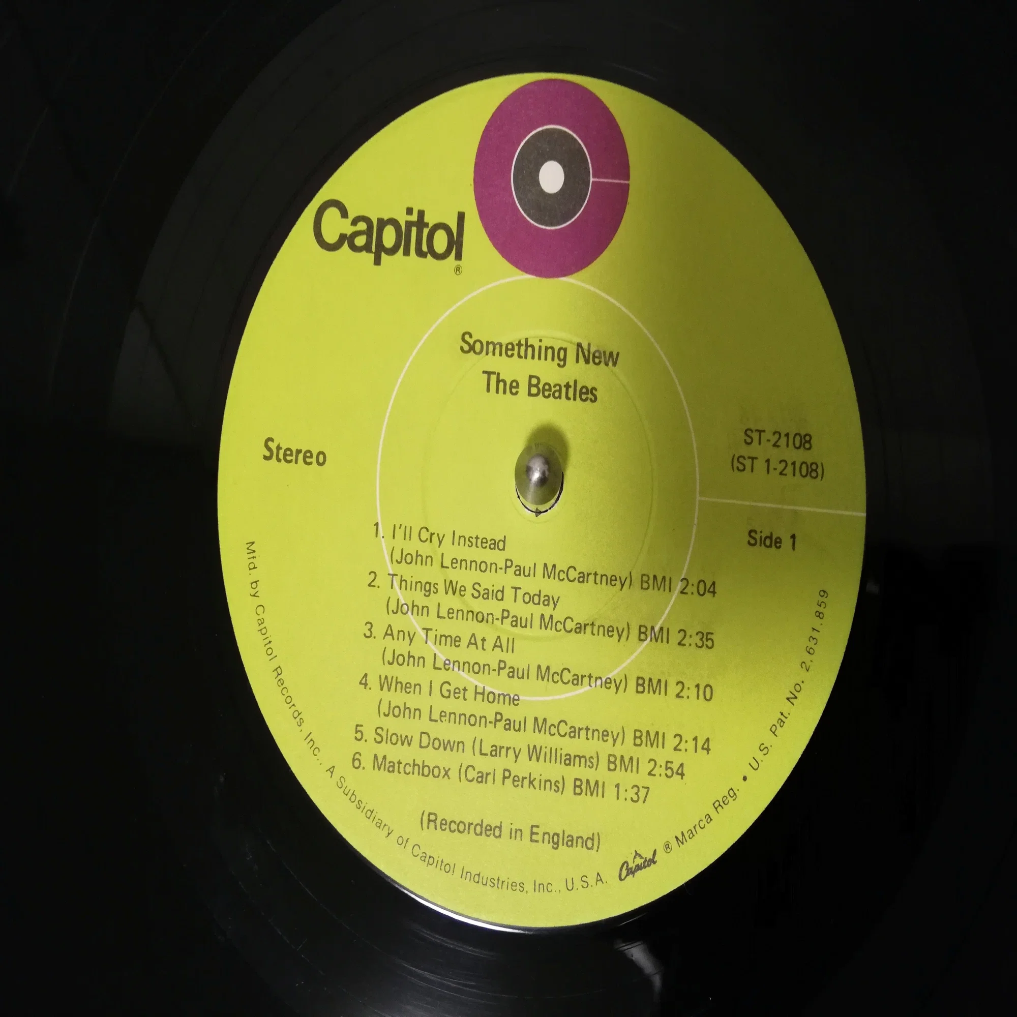 The Beatles「Something New」1969年米国盤：これも音が違うような｜ご 