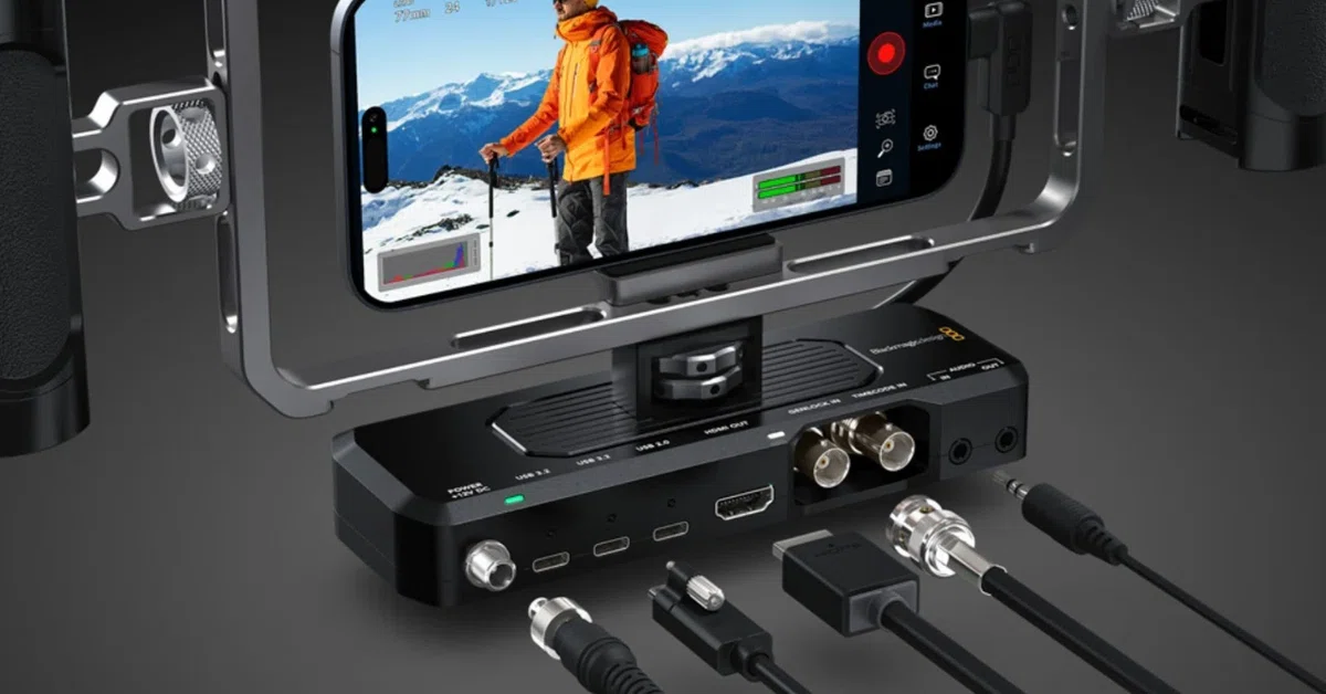 Blackmagic Camera ProDock：iPhoneをプロ級カメラに変える革新的