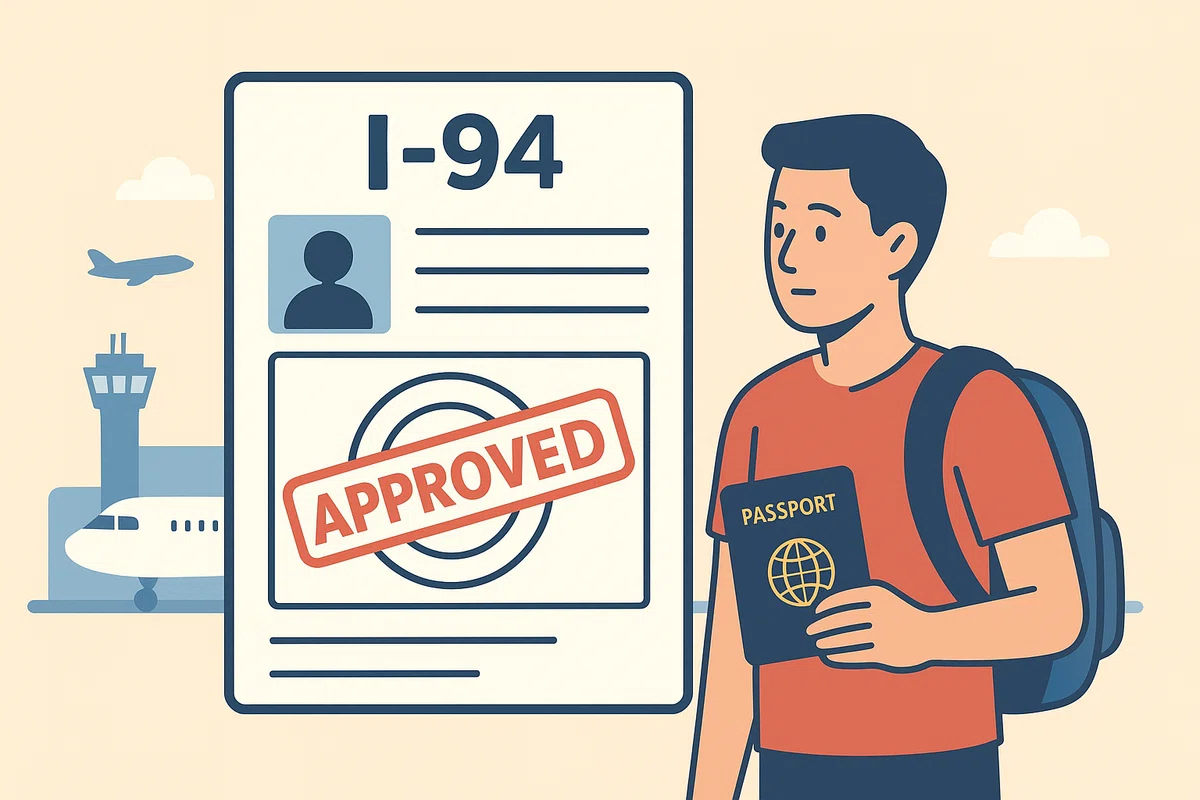 i94, 修正方法, passport, immigration