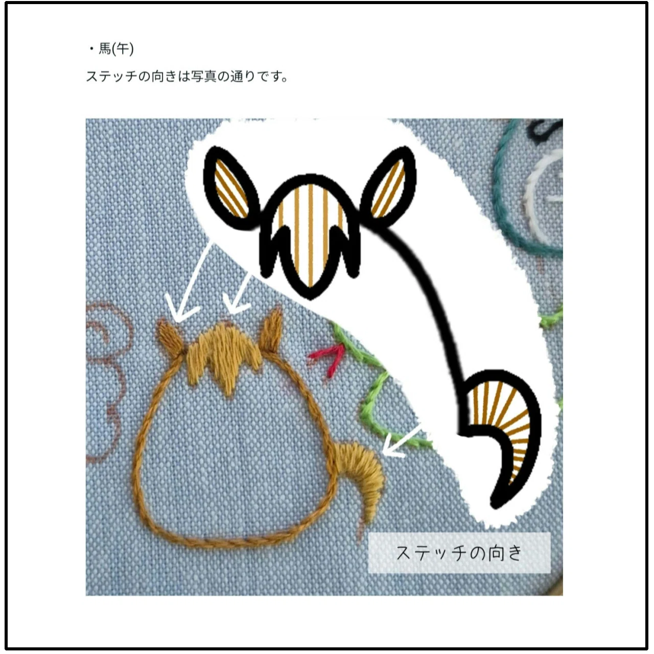 200円ダウンロード】干支の図案｜刺繍布小物MomonoHa
