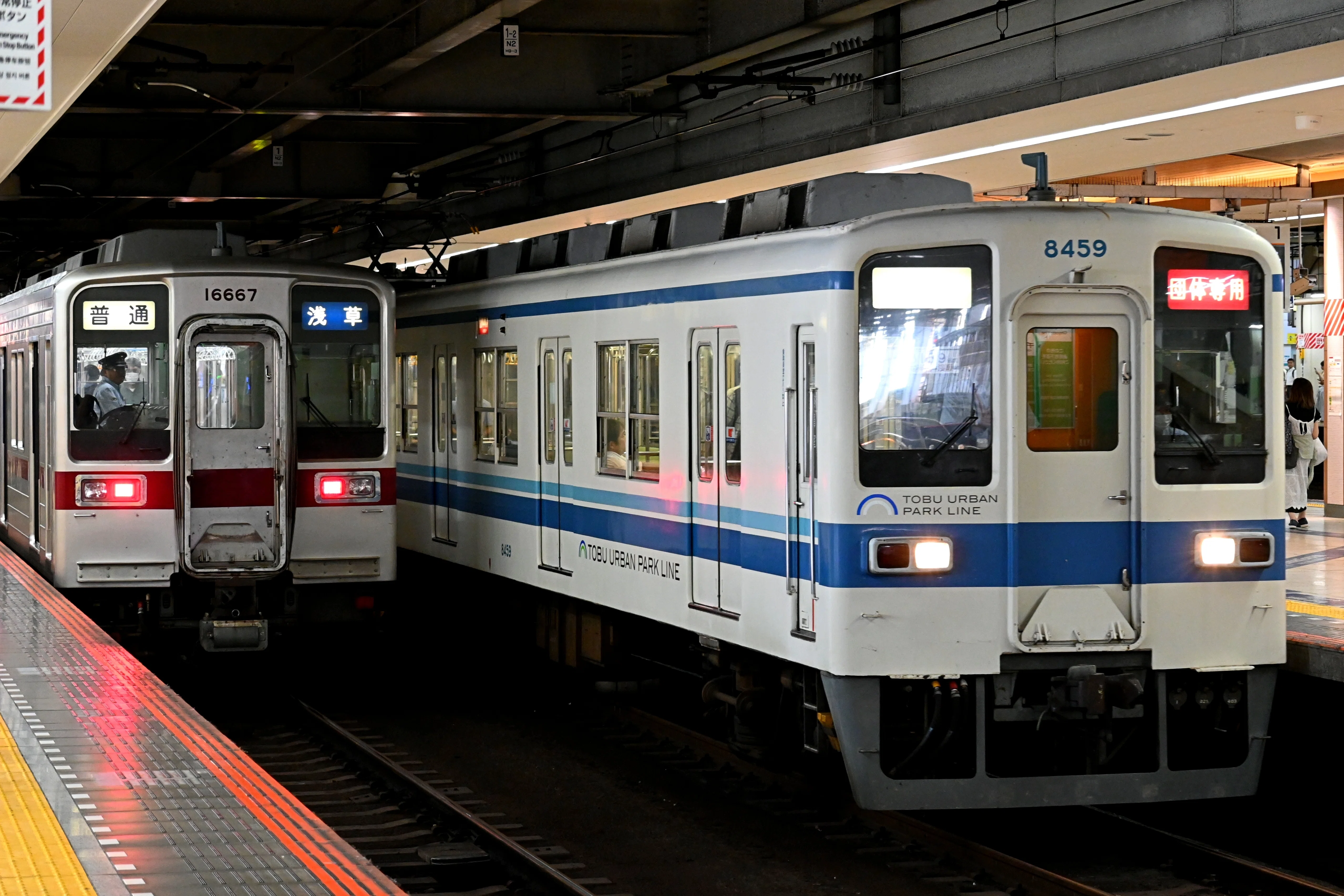 準急 普通 南栗橋 浅草 区間急行 方向幕 7-188＊動画あり東武 ⁄ 方向幕 