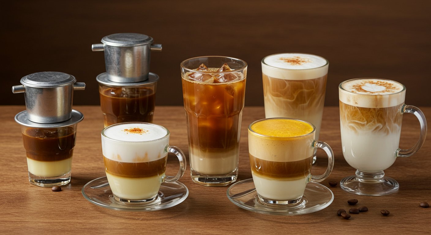 ベトナムコーヒーの様々なバリエーション