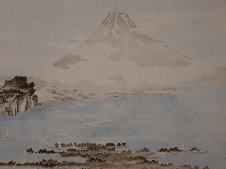 【真作】小井上曻/富岳図/富士山図/横物/掛軸/名家伝来/AB-943 真作/高橋暉山/鯉図/魚図/花鳥図/横物/掛軸☆宝船☆AJ-664の通販