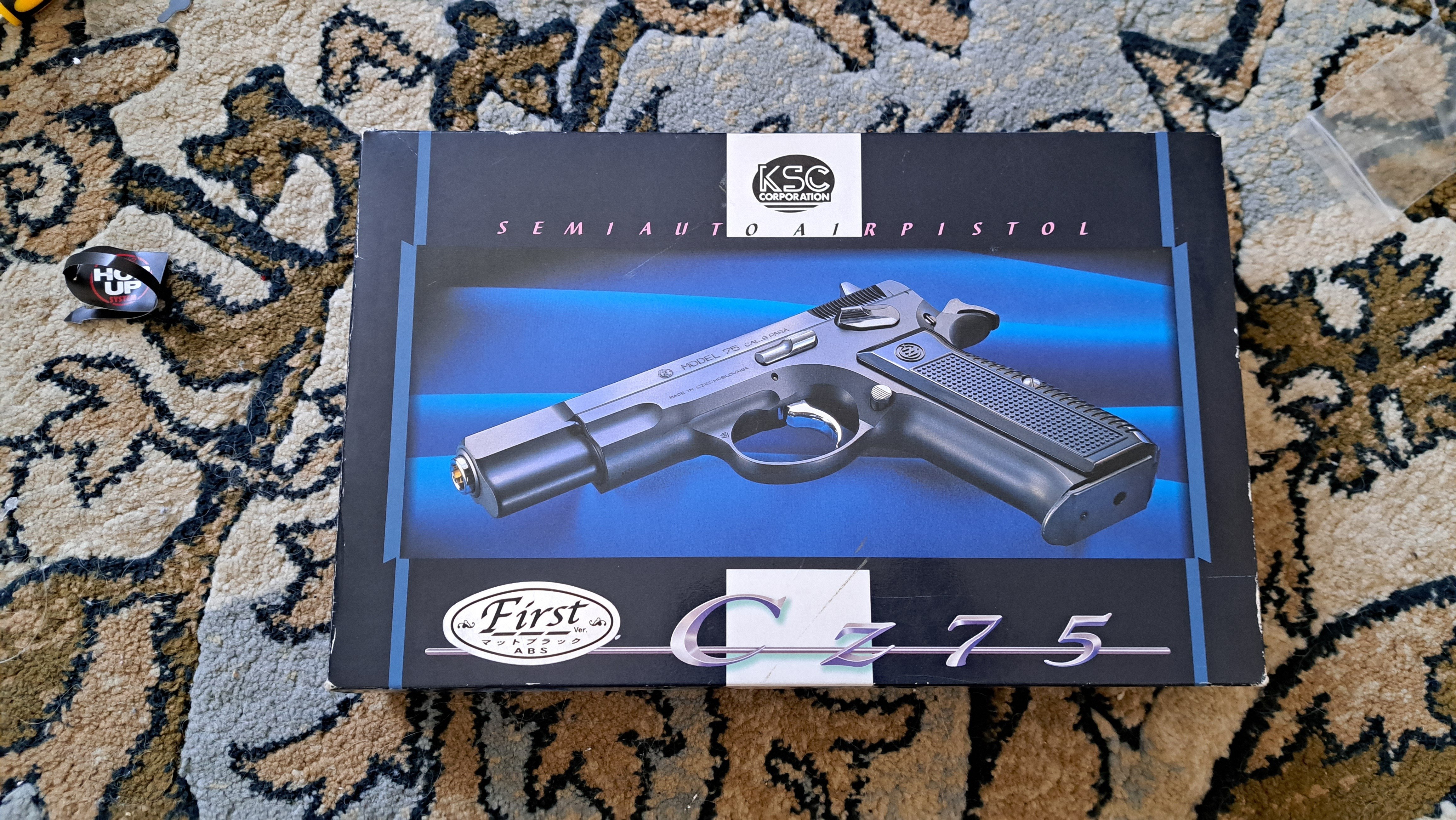 KSC CZ75 一部ジャンク KSC Cz75 1st ウッドグリップスペシャル (HW/System7) GBB