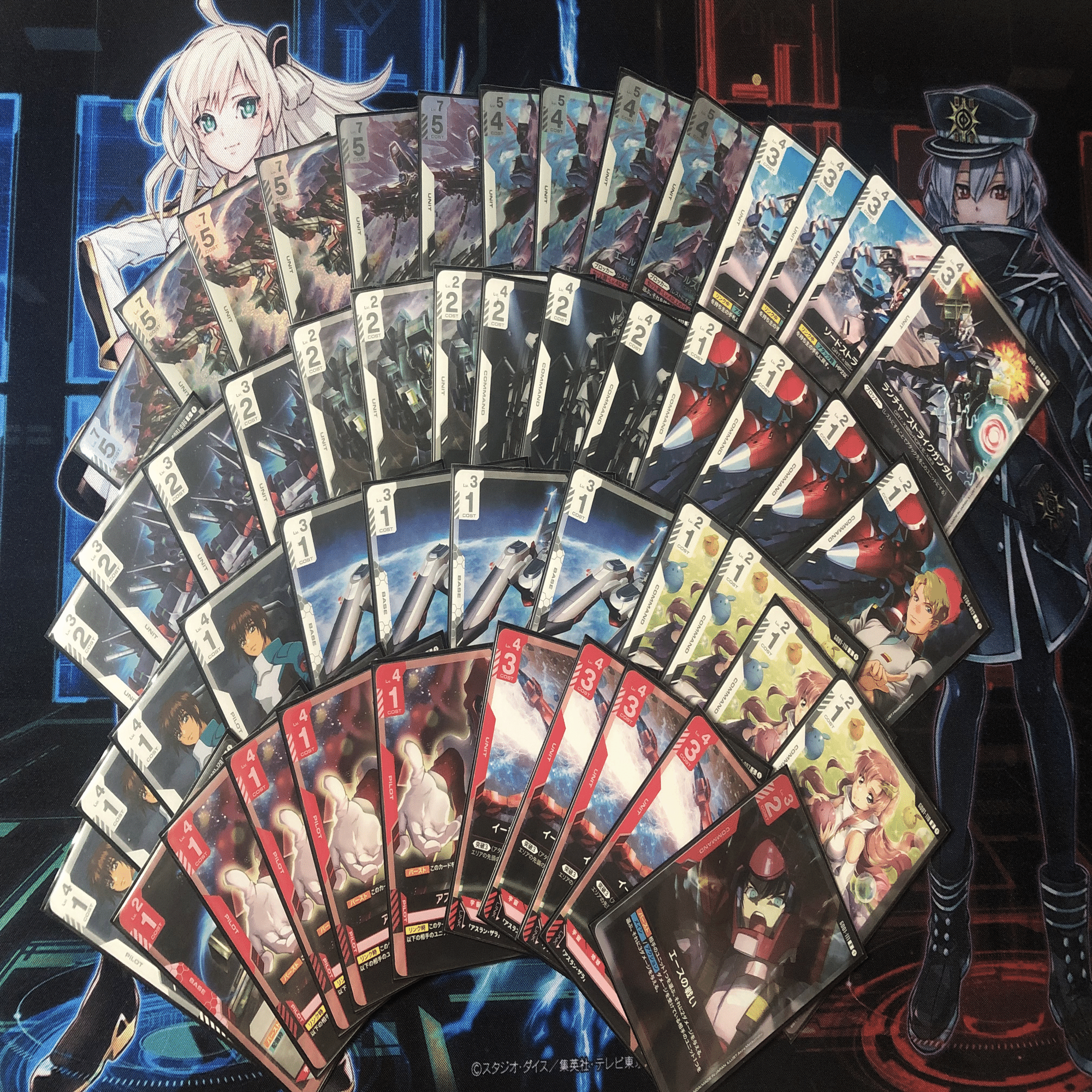 ガンダムカードゲーム　赤白SEEDデッキ 本格構築 ガンダムカードゲーム 白赤 赤白 SEED ザフト デッキ 本格