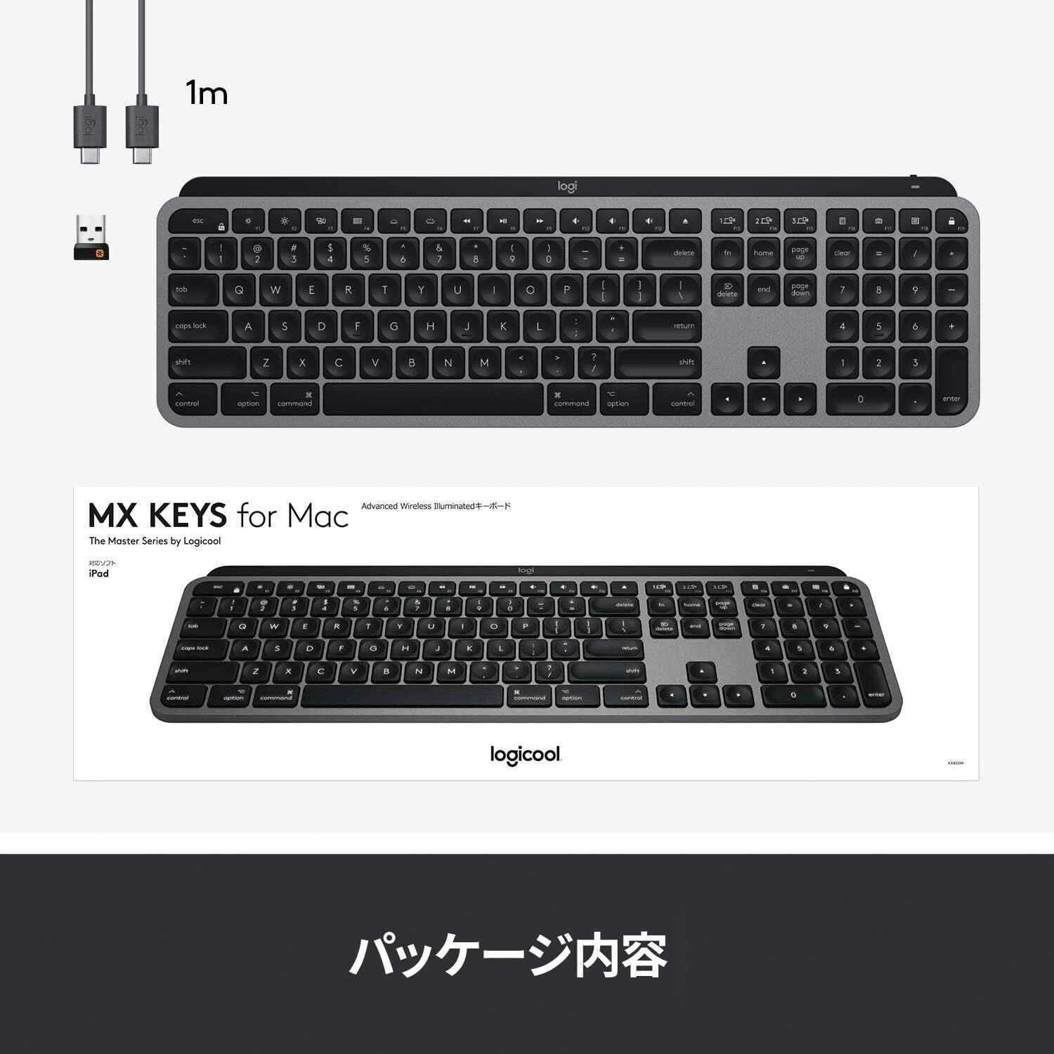 ロジクール MX KEYS for Mac（KX800M）完全レビュー：Macユーザーの