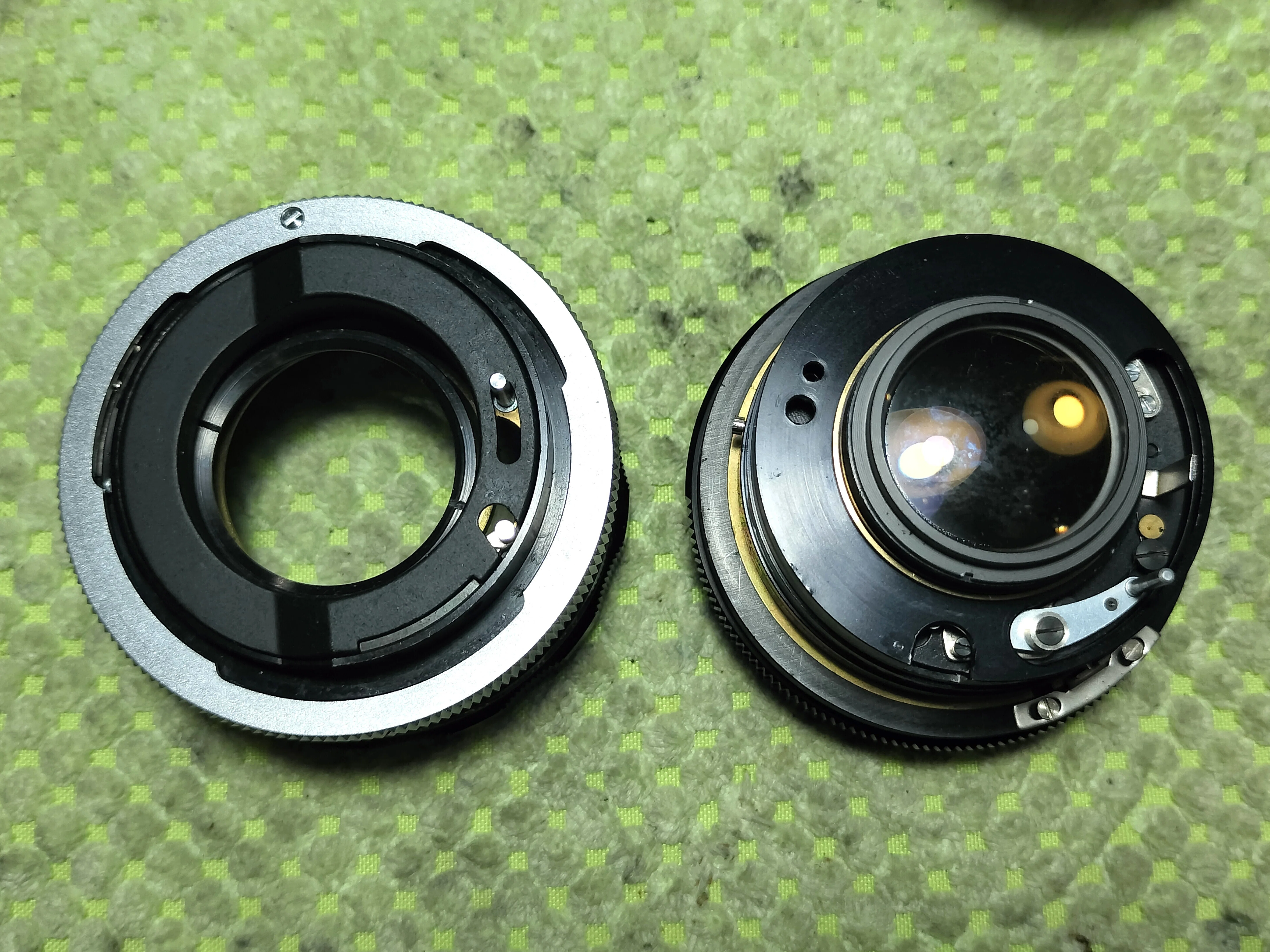 Canon Super Canomatic Lens R 50mm F/1.8の分解｜フィルムカメラ修理