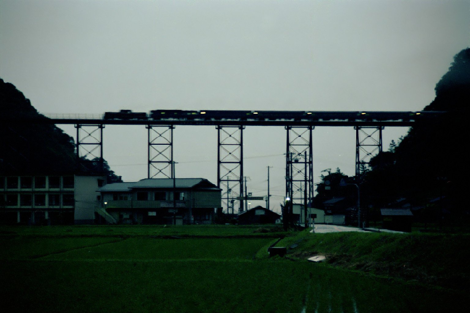 鉄橋 4線 鉄橋 4線 N) 20-455 ユニトラック 複線プレートガーダー鉄橋