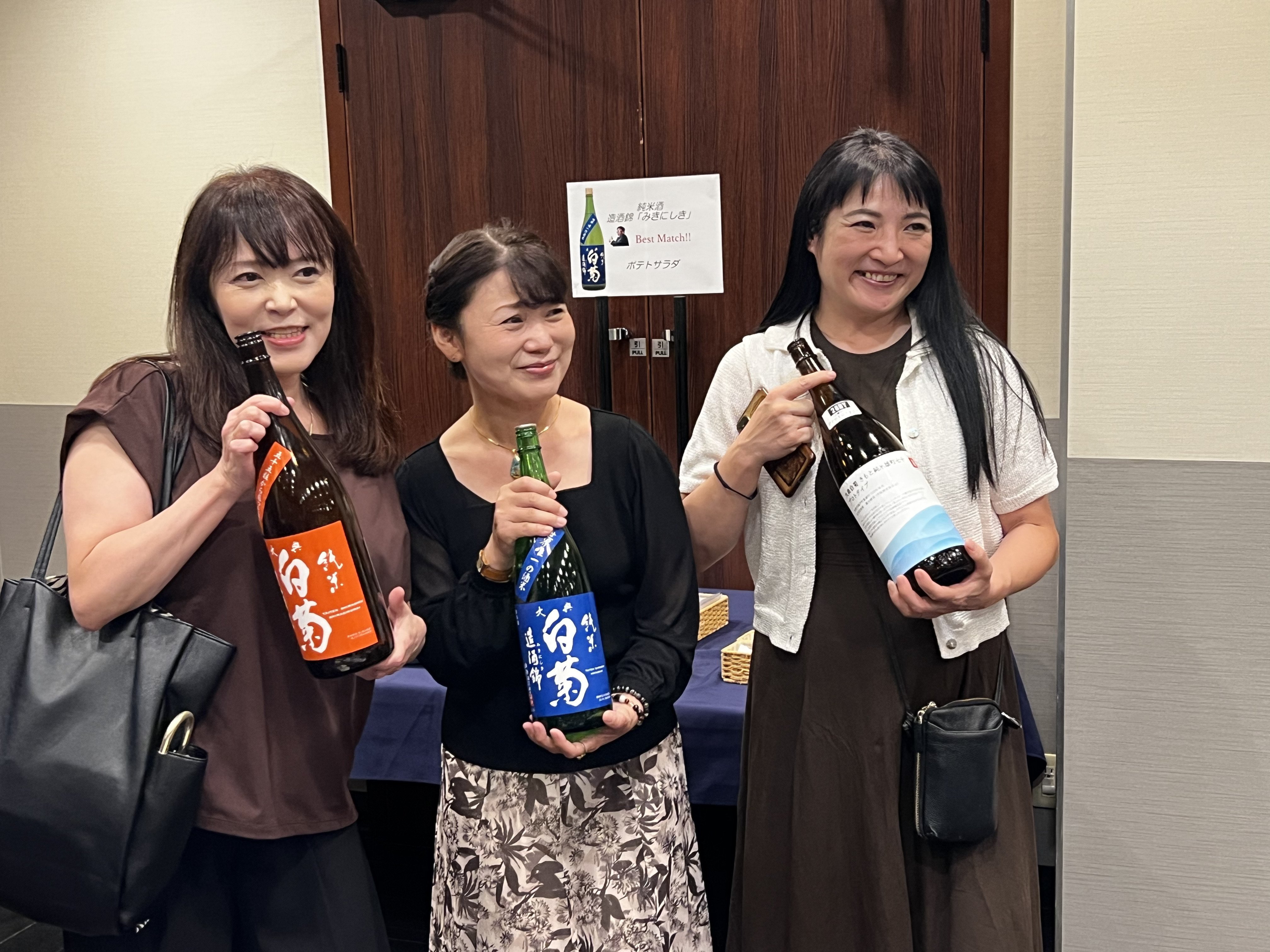 岡山県の白菊酒造さんをお招きし、第33回「養老乃瀧で日本酒を楽しむ会