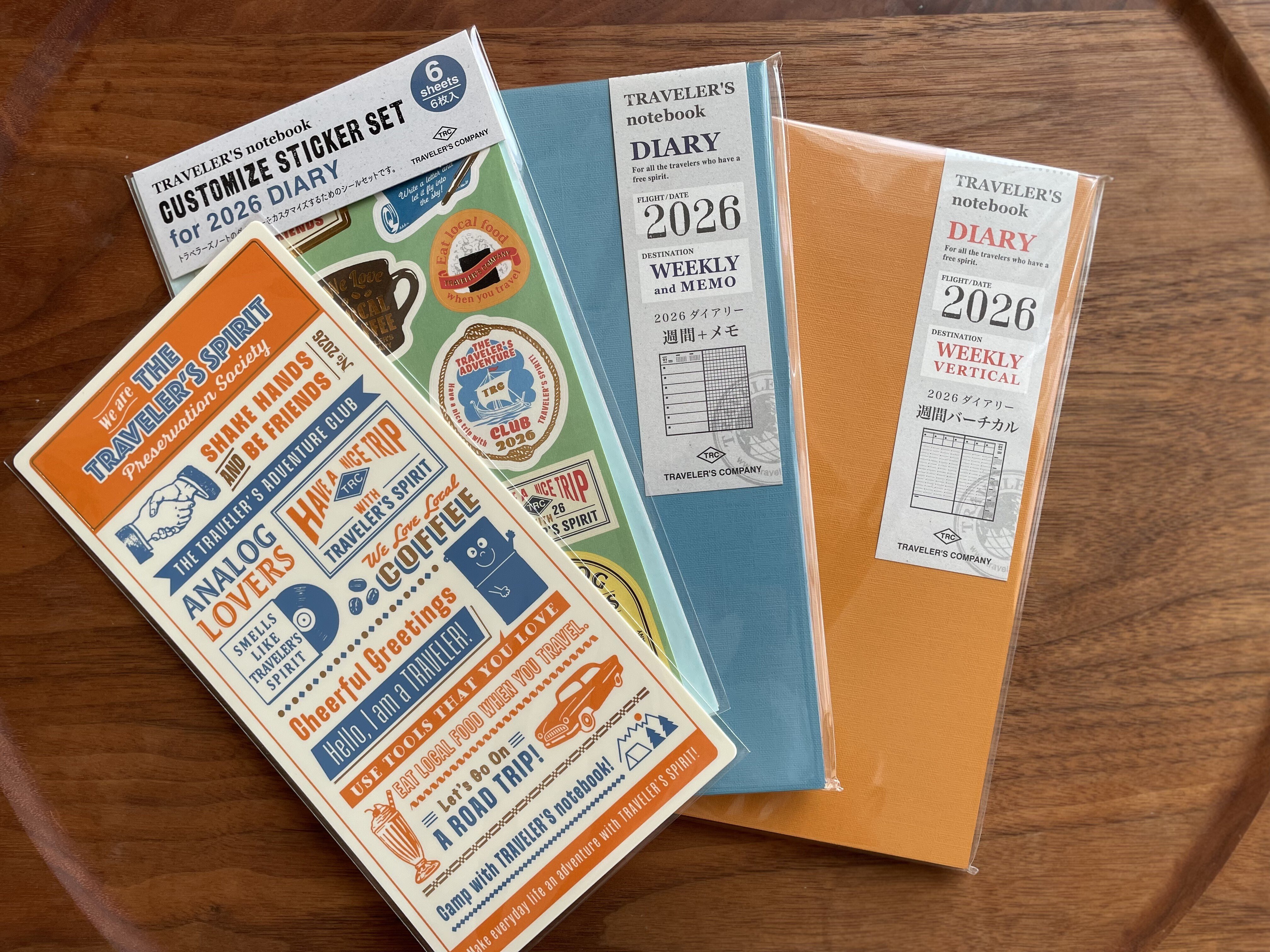 新品】トラベラーズノート ダイアリー2026 8点セット TRAVELER'S