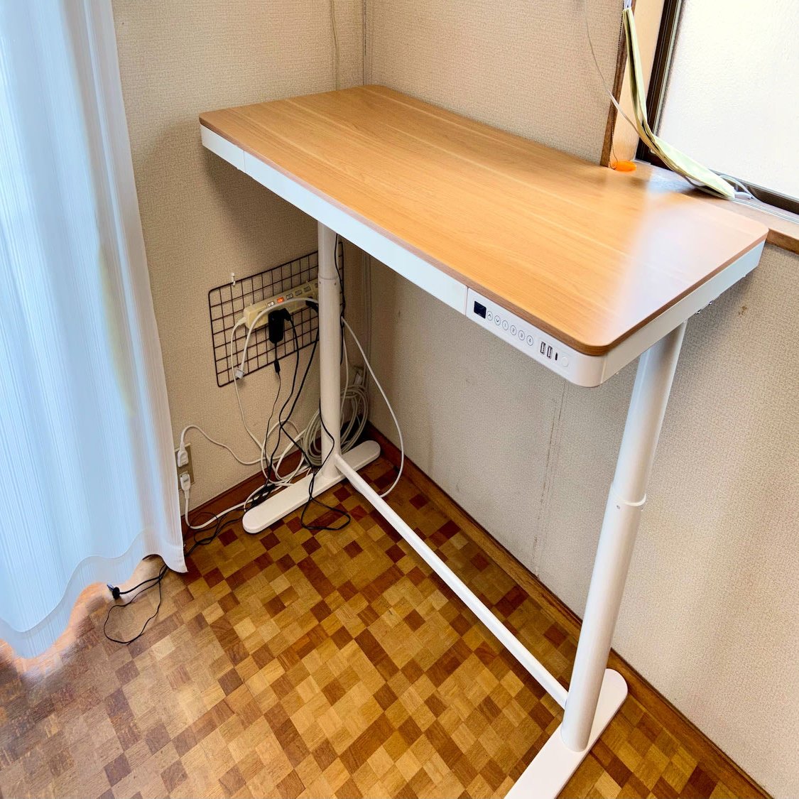 【新品】PYKES PEAK電動昇降スタンディンデスクS-200 大型スタンディングデスク 電動式 S-200 (4色)