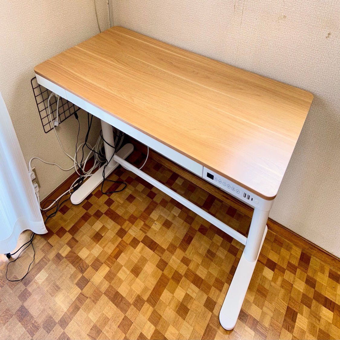 レビュー】PYKES PEAK 電動式スタンディングデスクS-200は、機能が充実