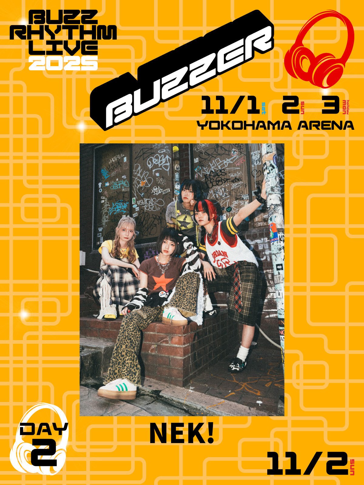 &TEAM バズリズム サノクトレカ 11/2(日)「バズリズム LIVE 2025 -BUZZER STAGE-」＠横浜