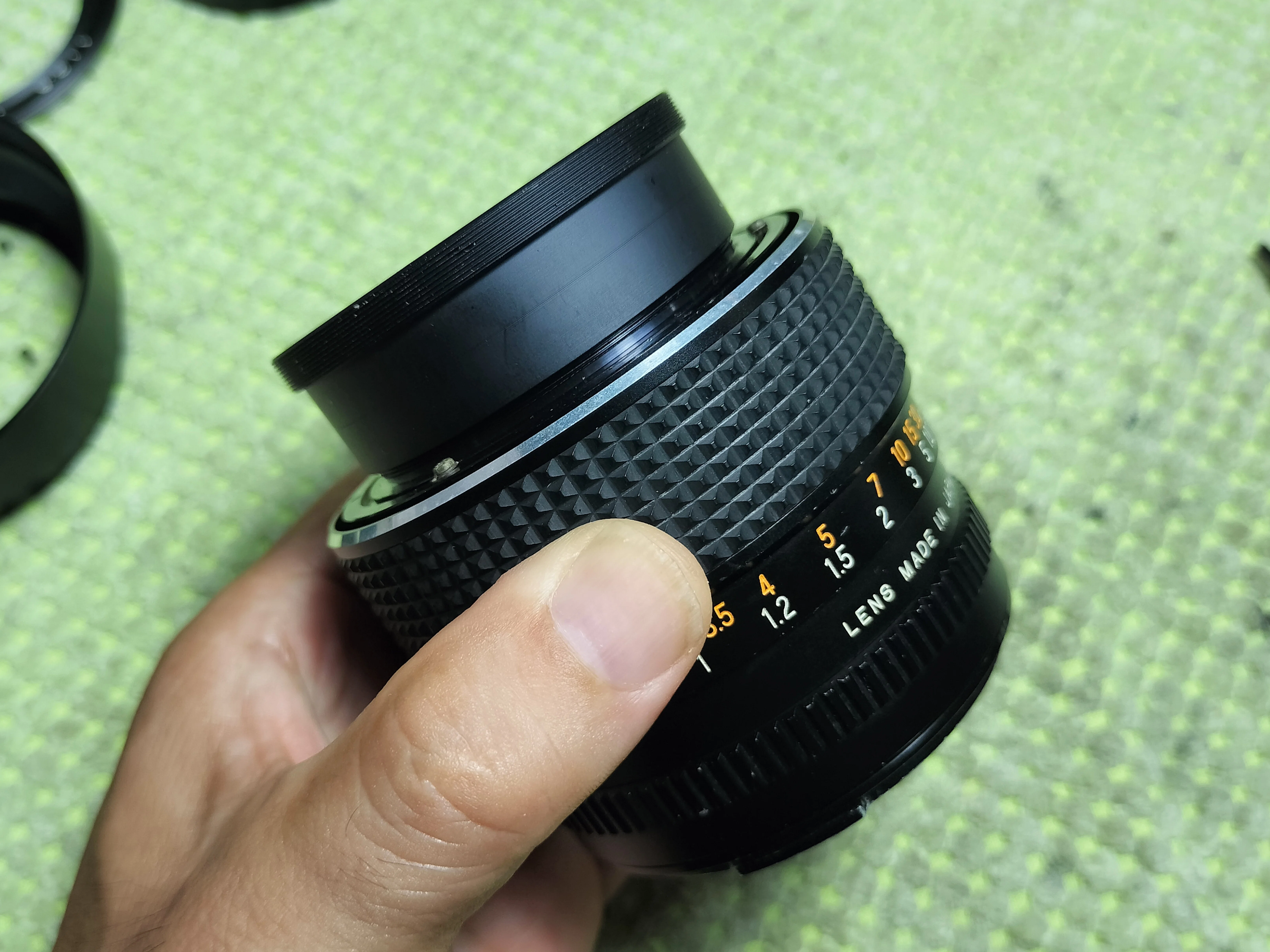 Mamiya Sekor C 45mm F/2.8の分解｜フィルムカメラ修理のアクアカメラ