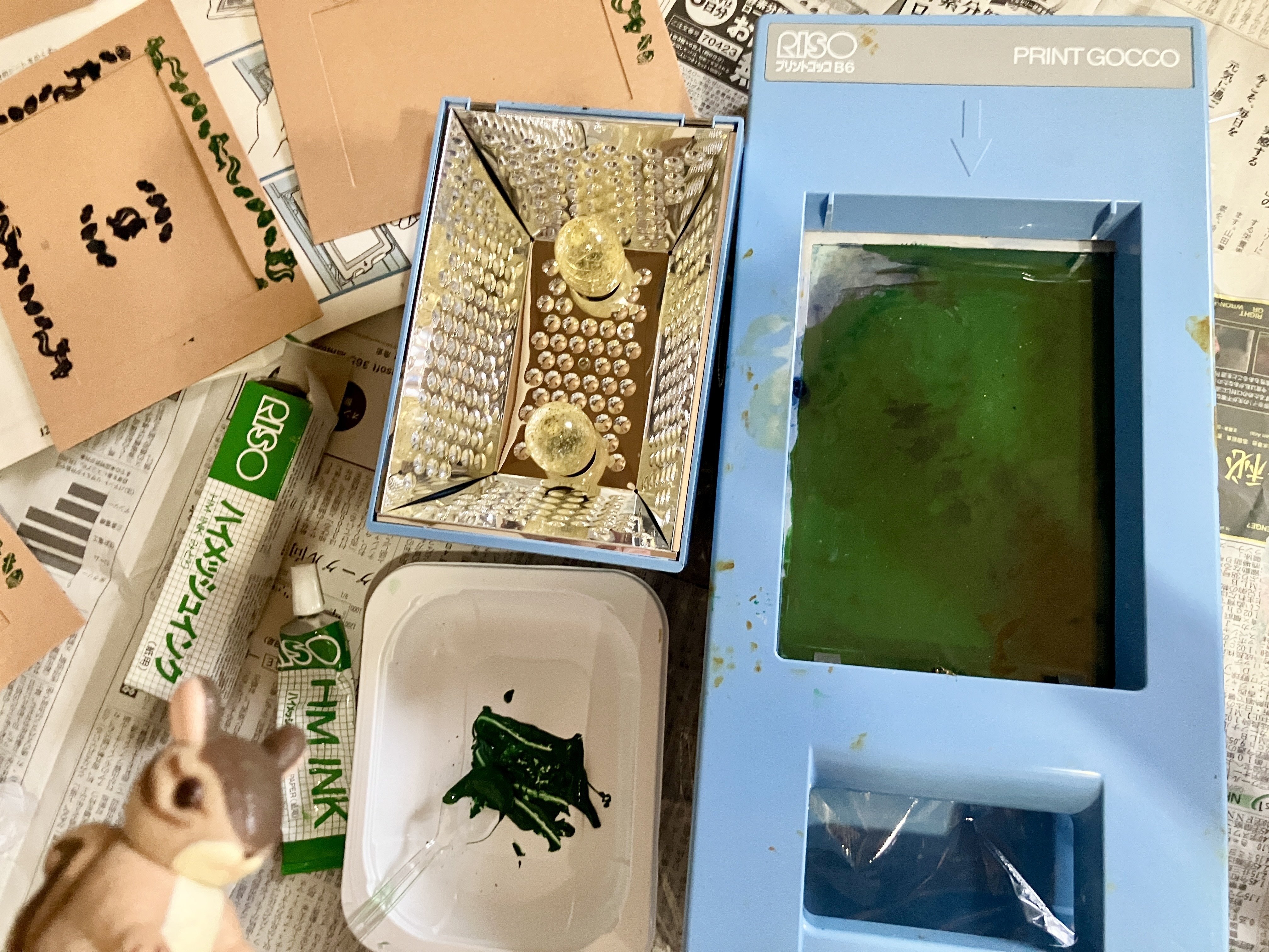 印刷機　レトロ　昭和　アンティーク　コレクション 印刷機 レトロ 昭和 アンティーク コレクション