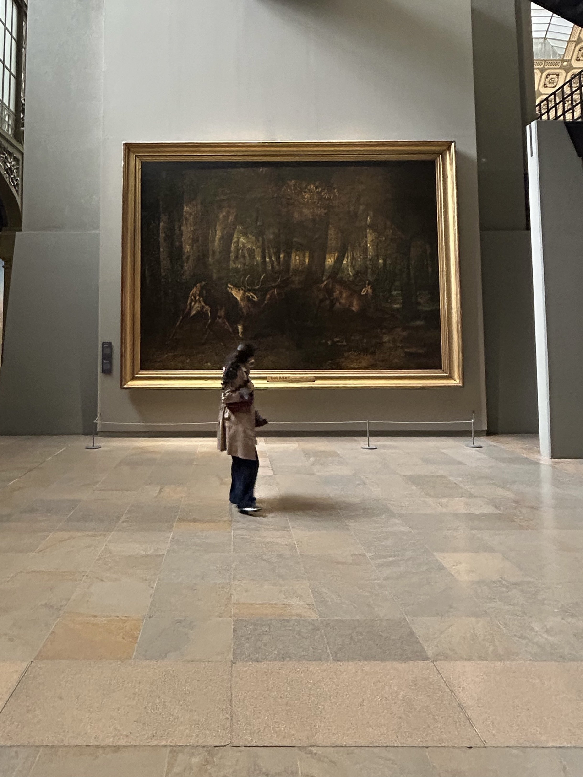 ギュスターブ・クールベ、ポール＝ベルトーの森の木陰：踊る子供たち ギュスターブ・クールベ、ポール＝ベルトーの森の木陰：踊る子供